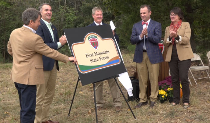 Gov. Northam Visits Valley to Dedicate New State Forest